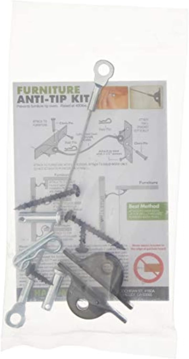 Hangman Products TK400-4 Furniture Anti-Tip Kit - Image 2